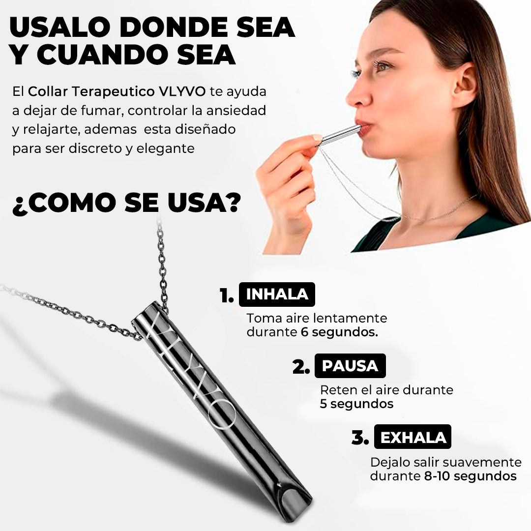Collar Terapéutico para Dejar de Fumar  | Vlyvo